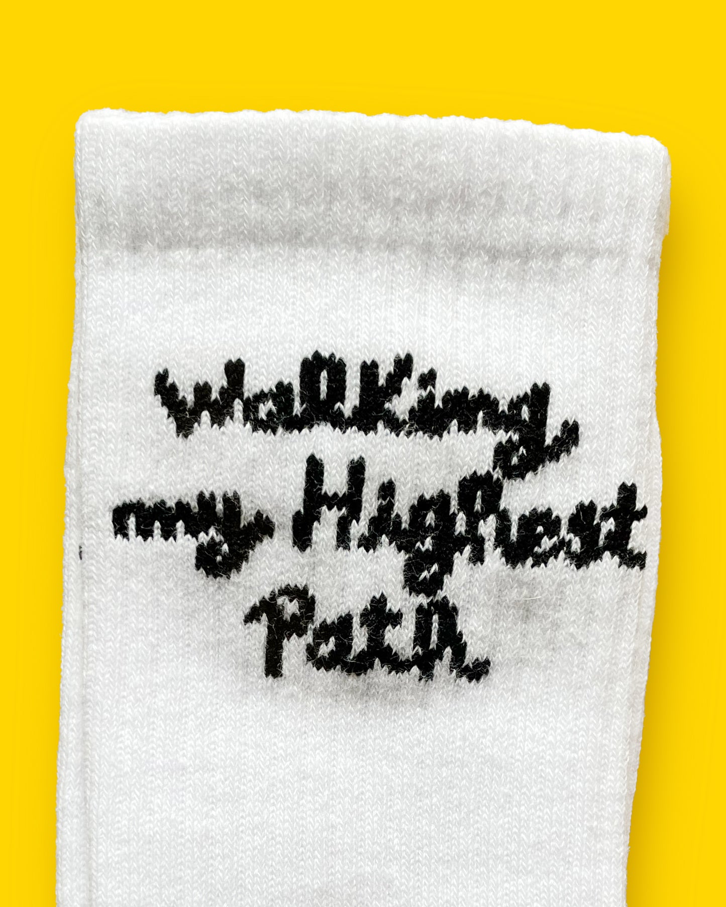 walking my highest path socks